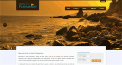 Desktop Screenshot of hotelplayamaro.com