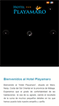 Mobile Screenshot of hotelplayamaro.com