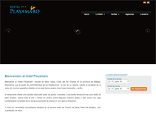 Tablet Screenshot of hotelplayamaro.com